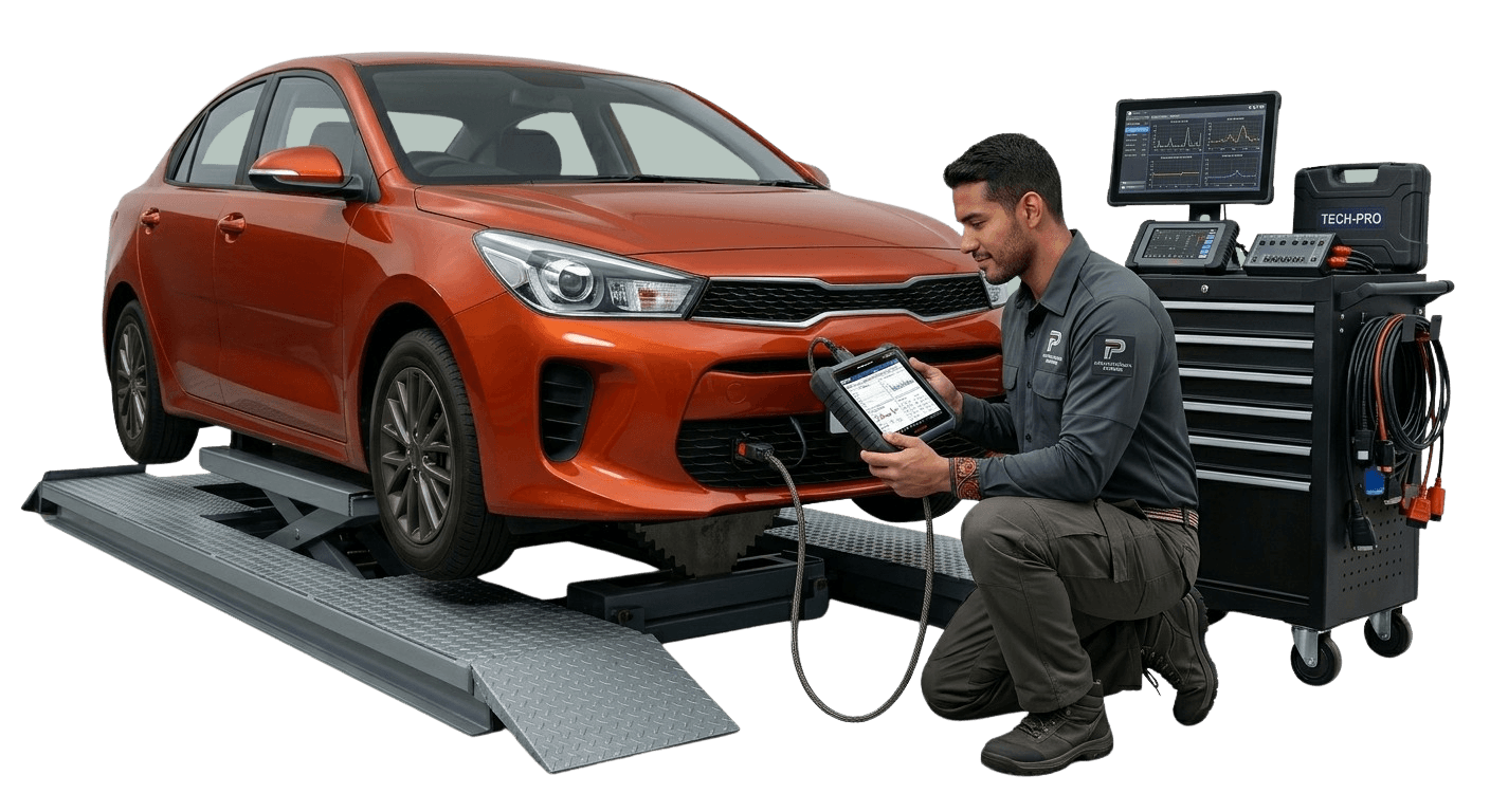 Auto para revisado vehicular